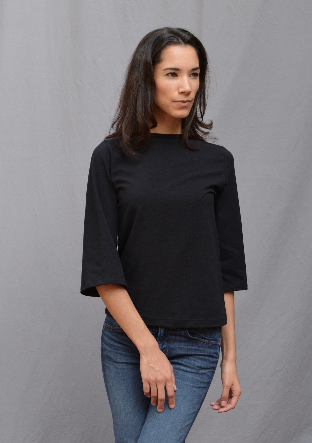 Opal Top, Fluted Sleeve