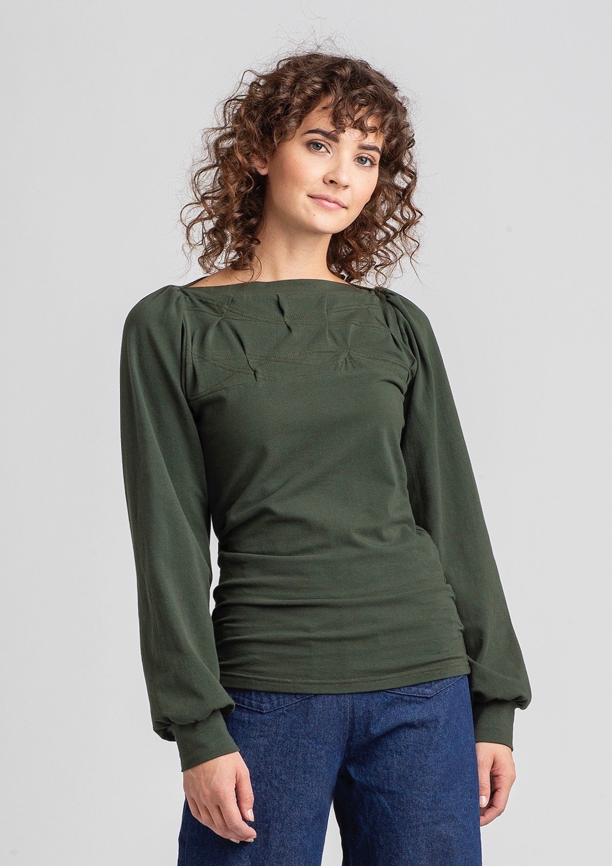 Folded Top Long Sleeve