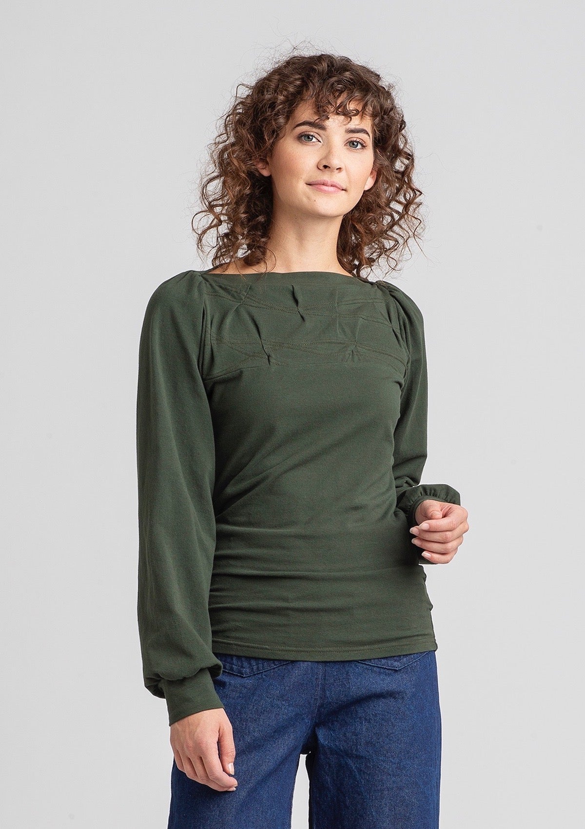 Folded Top Long Sleeve