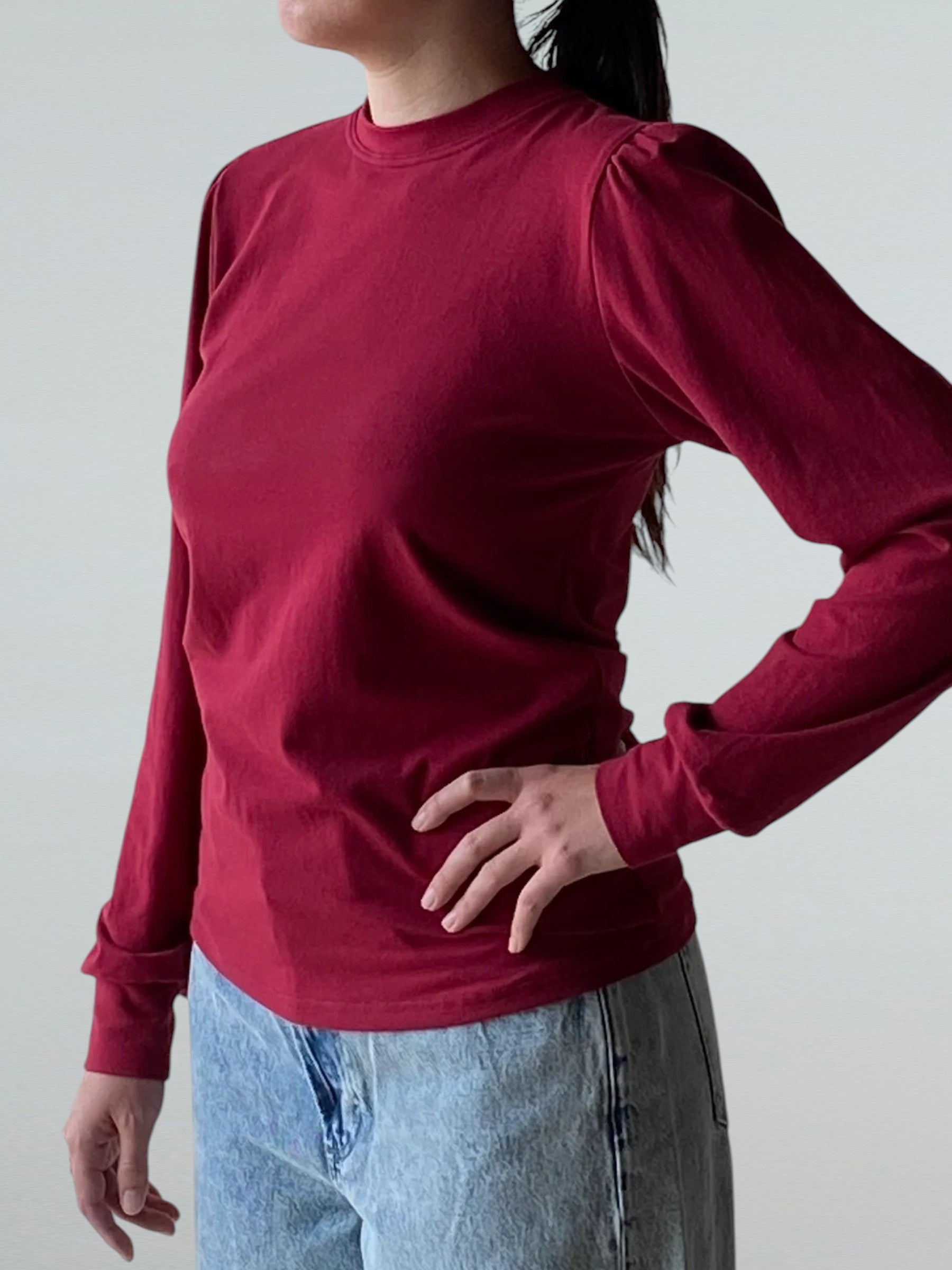 Small, Elsa Top Claret