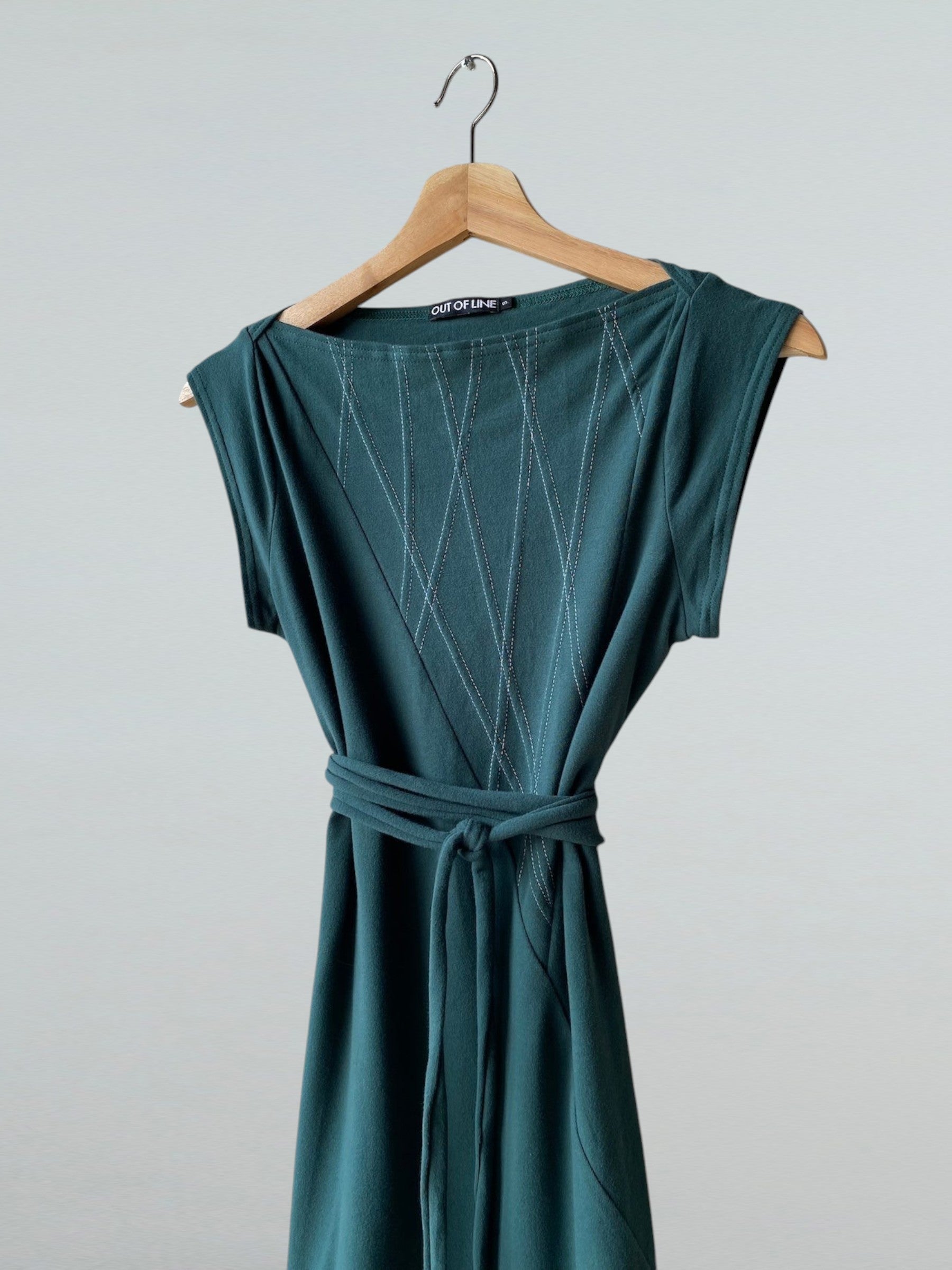 Large, Triangle Dress, Forest