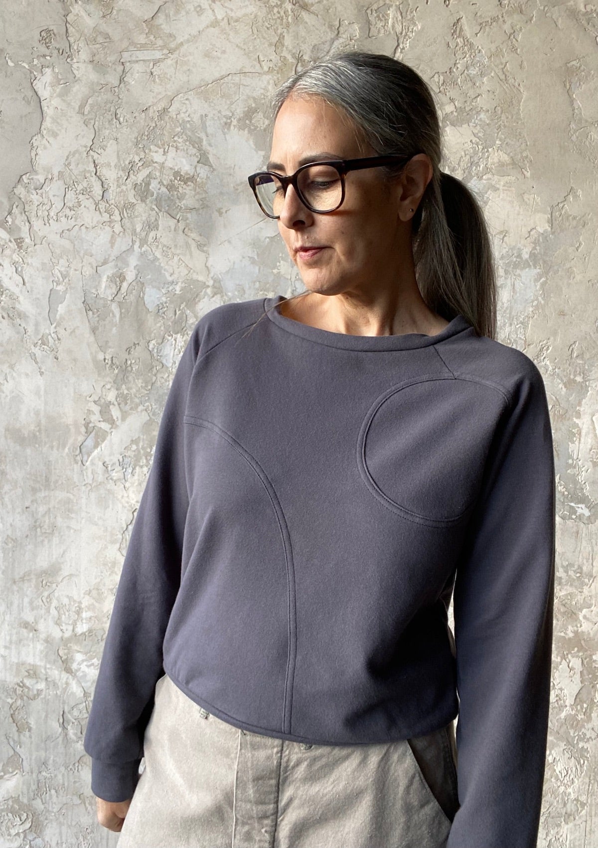 Landscape Sweatshirt in Charcoal