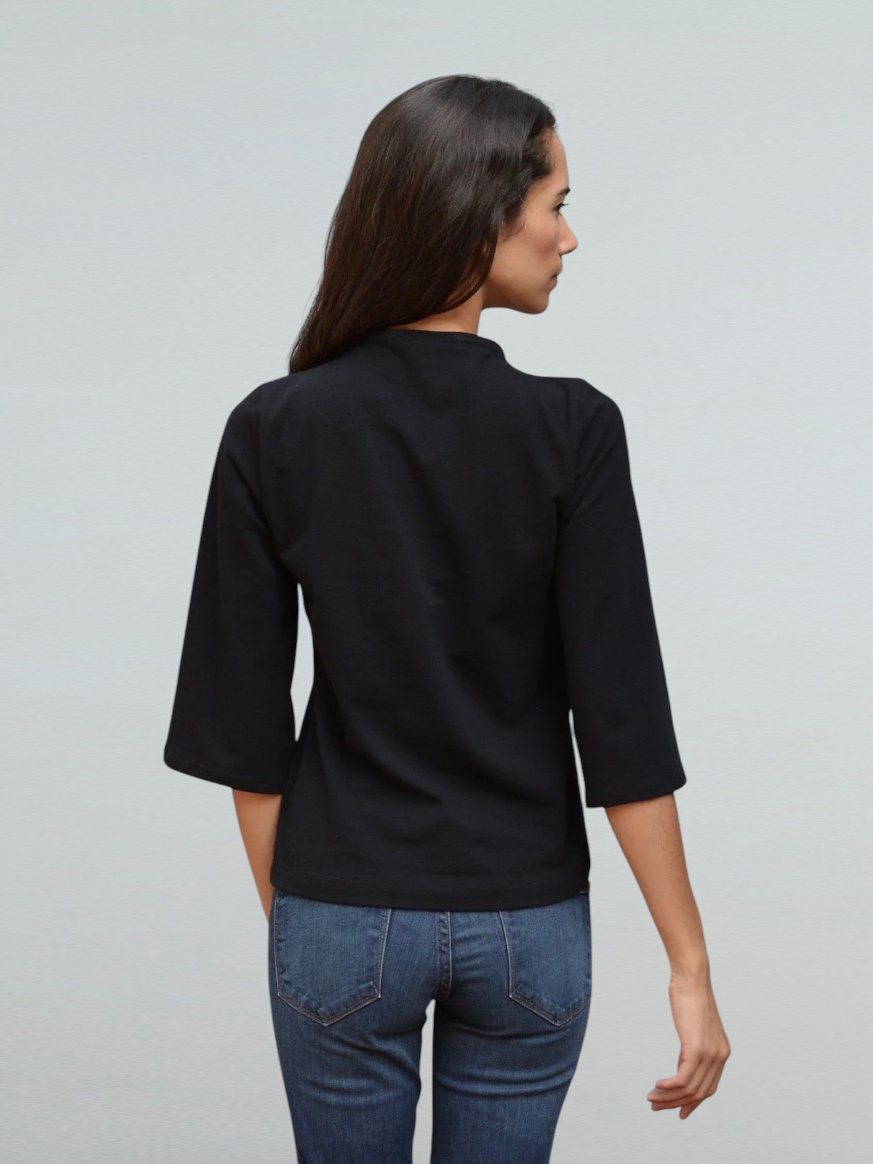 Opal Top, Fluted Sleeve