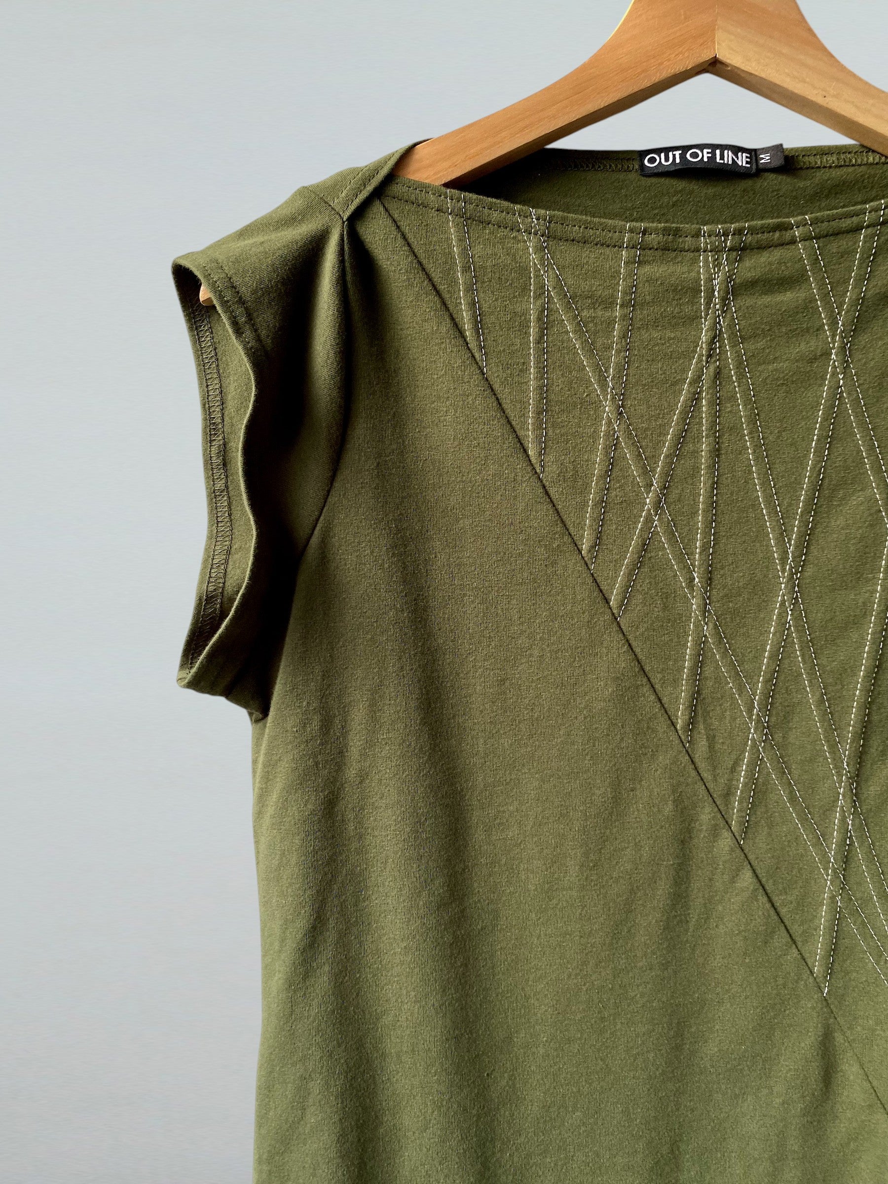 Medium, Triangle Top, Olive