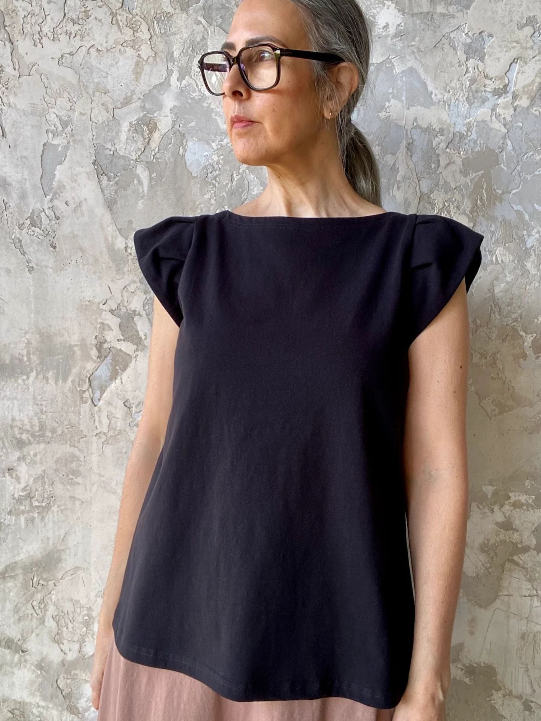 Bea Top, Flutter Sleeve