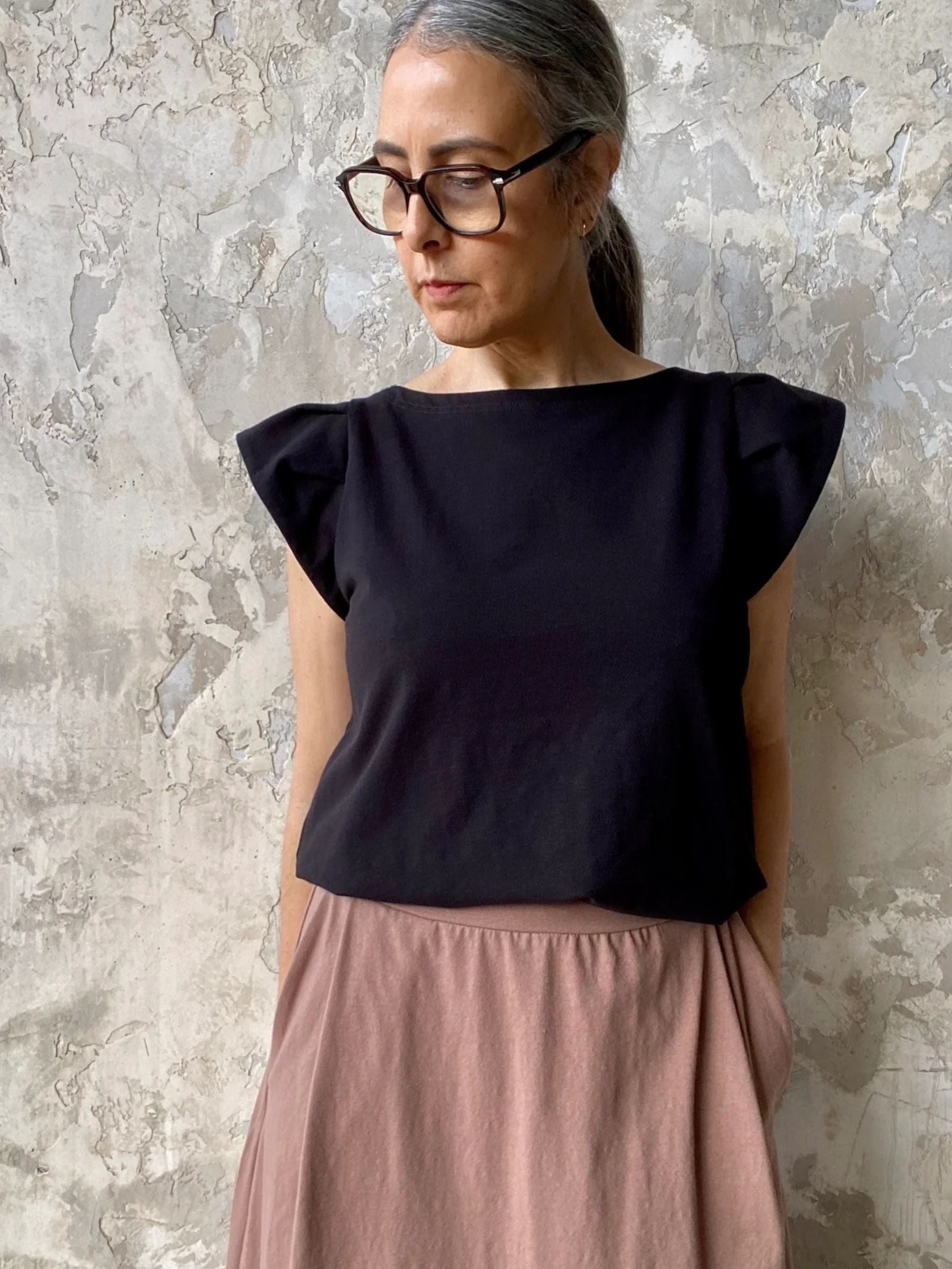 Bea Top, Flutter Sleeve