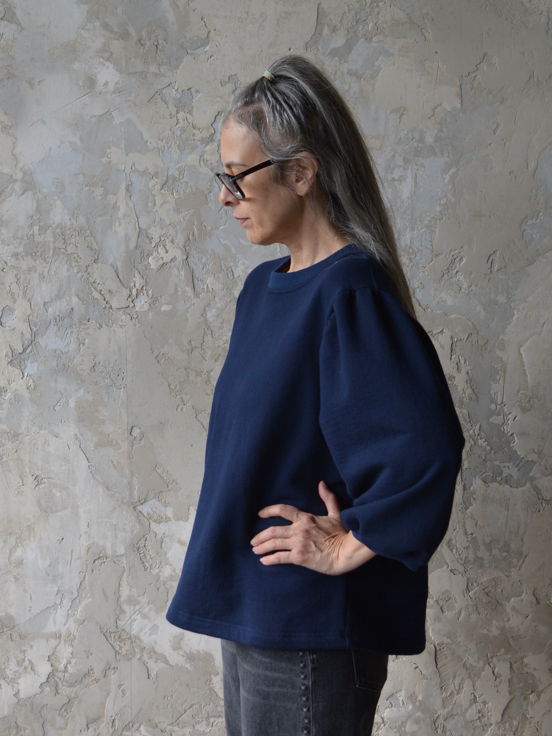 Women's Navy Sweatshirt