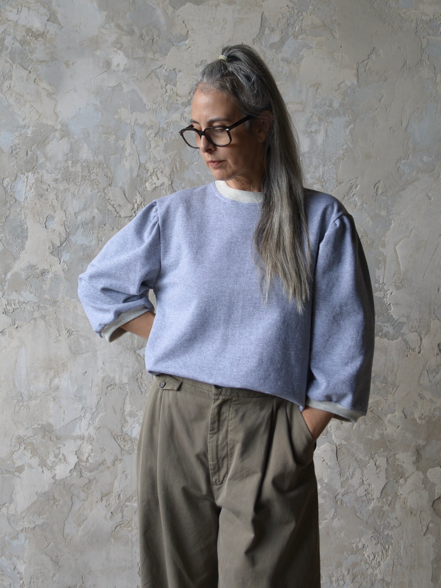 Drop Shoulder Sweatshirt for Women