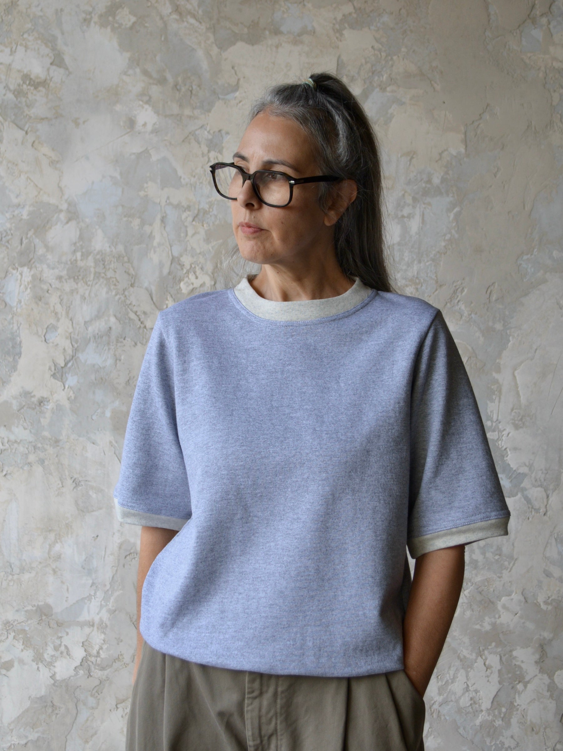 Short Sleeve Sweatshirt for Women