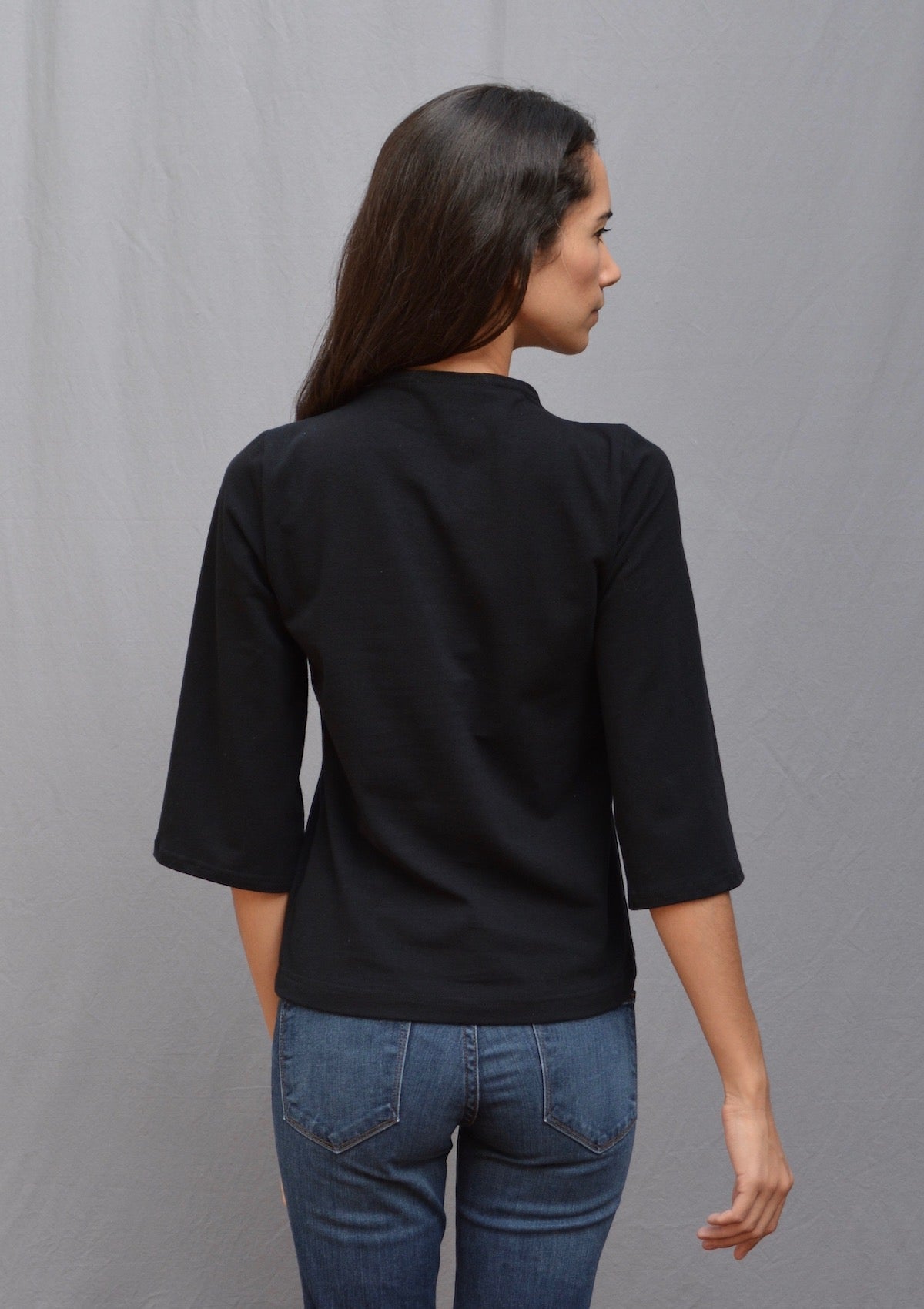 Opal Top, Fluted Sleeve