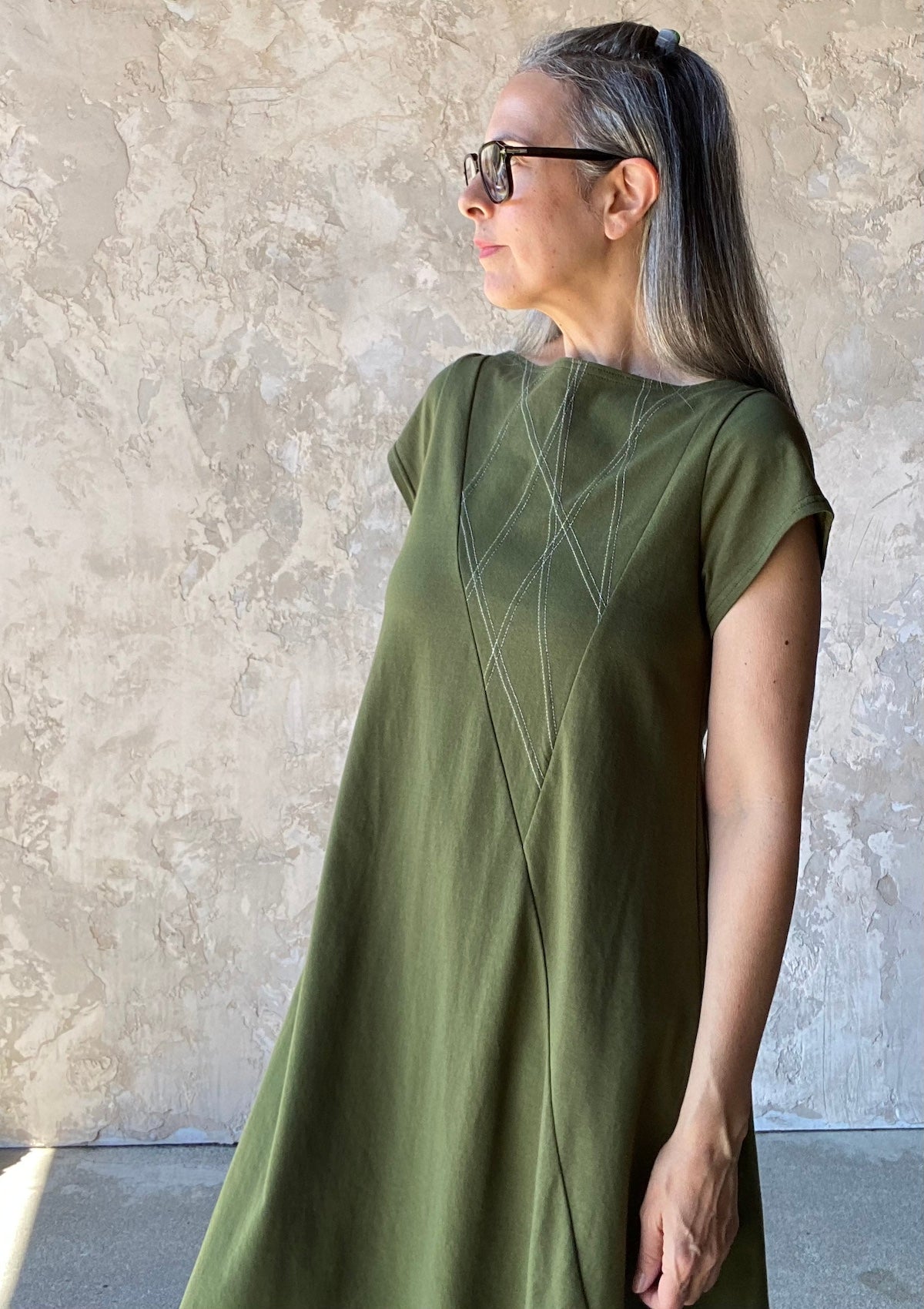 Extra Large, Eva Dress 2 in olive