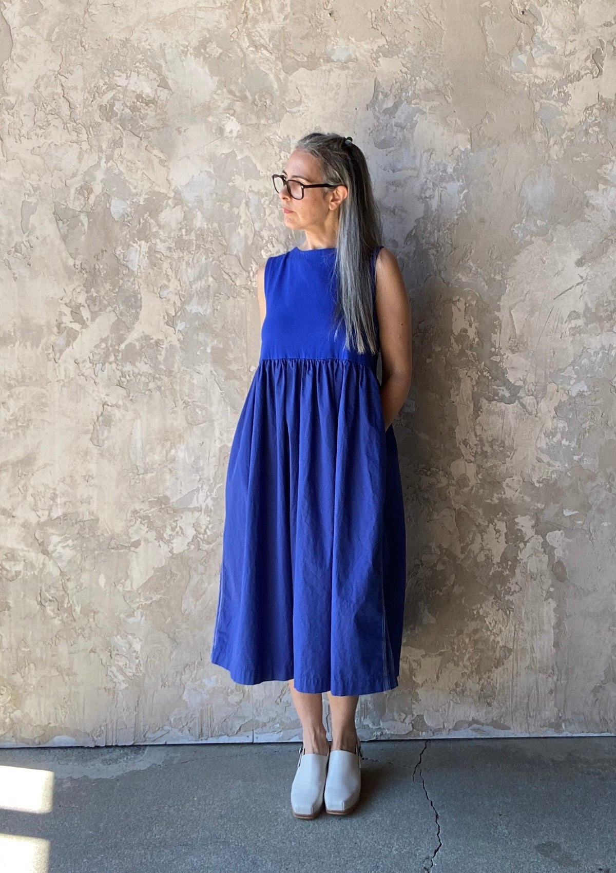 Clea Dress, Blue