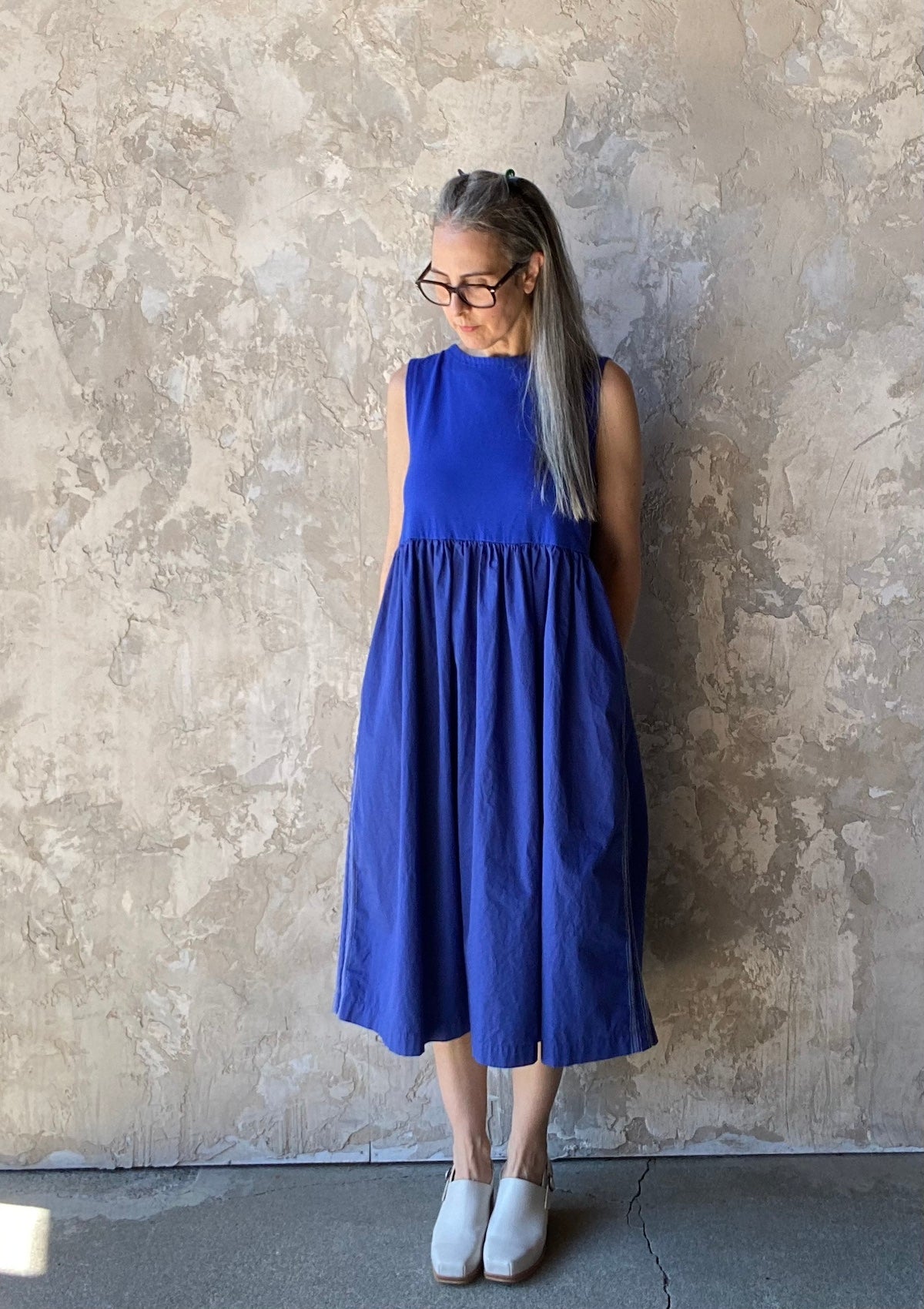 Clea Dress, Blue