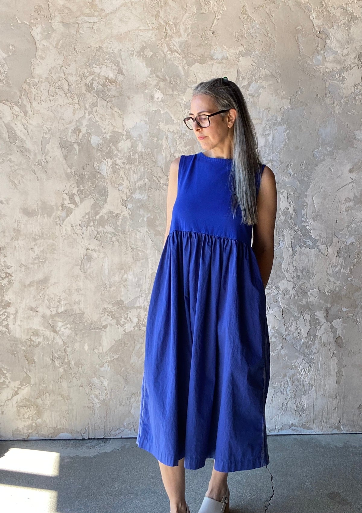 Clea Dress, Blue