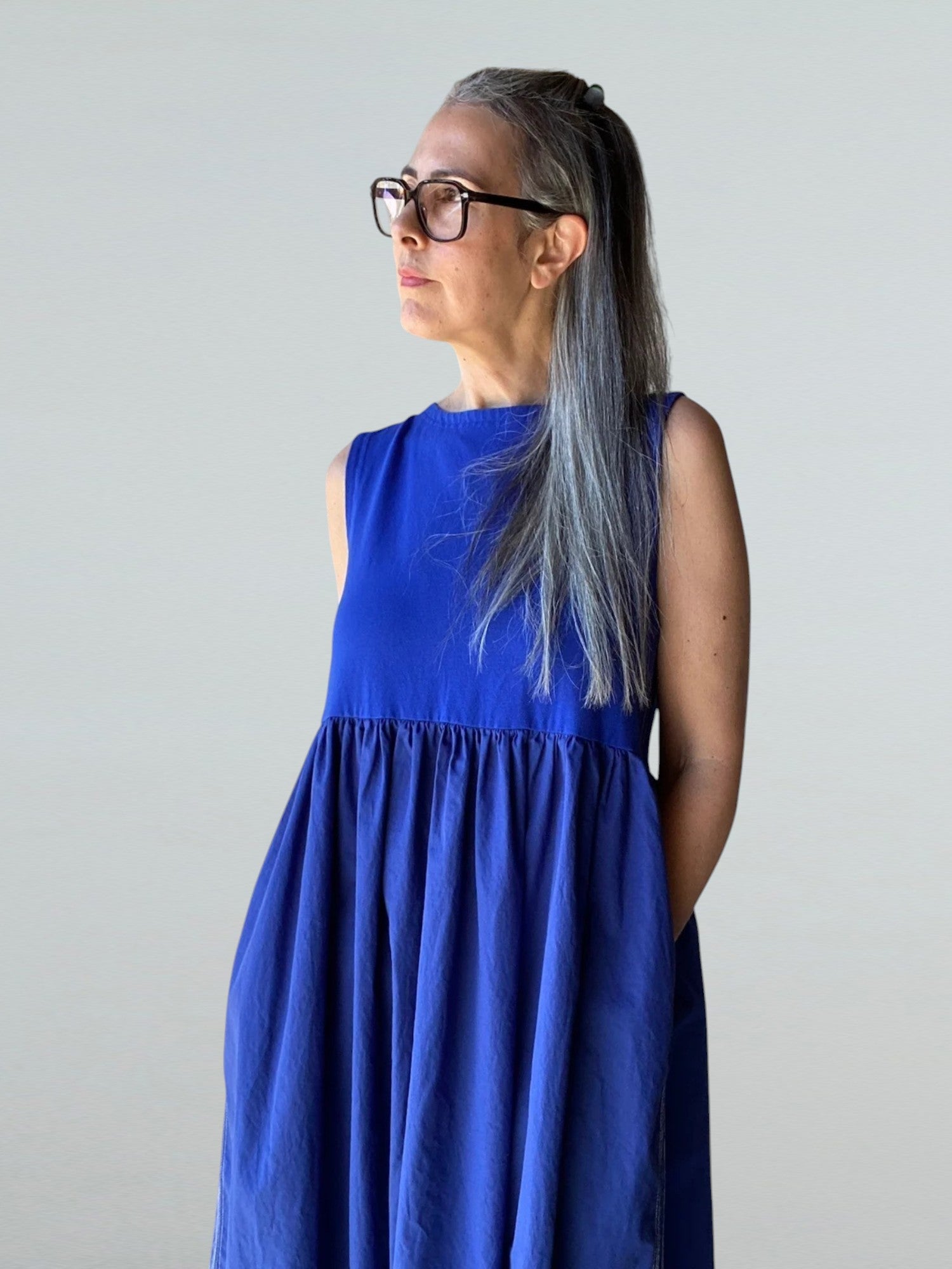 Clea Dress, Blue