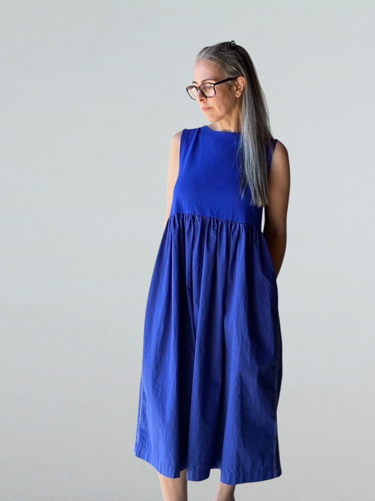 Clea Dress, Blue