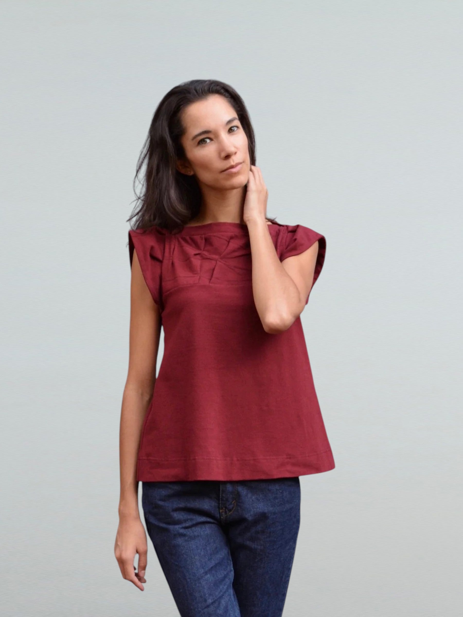 Folded Smock Top