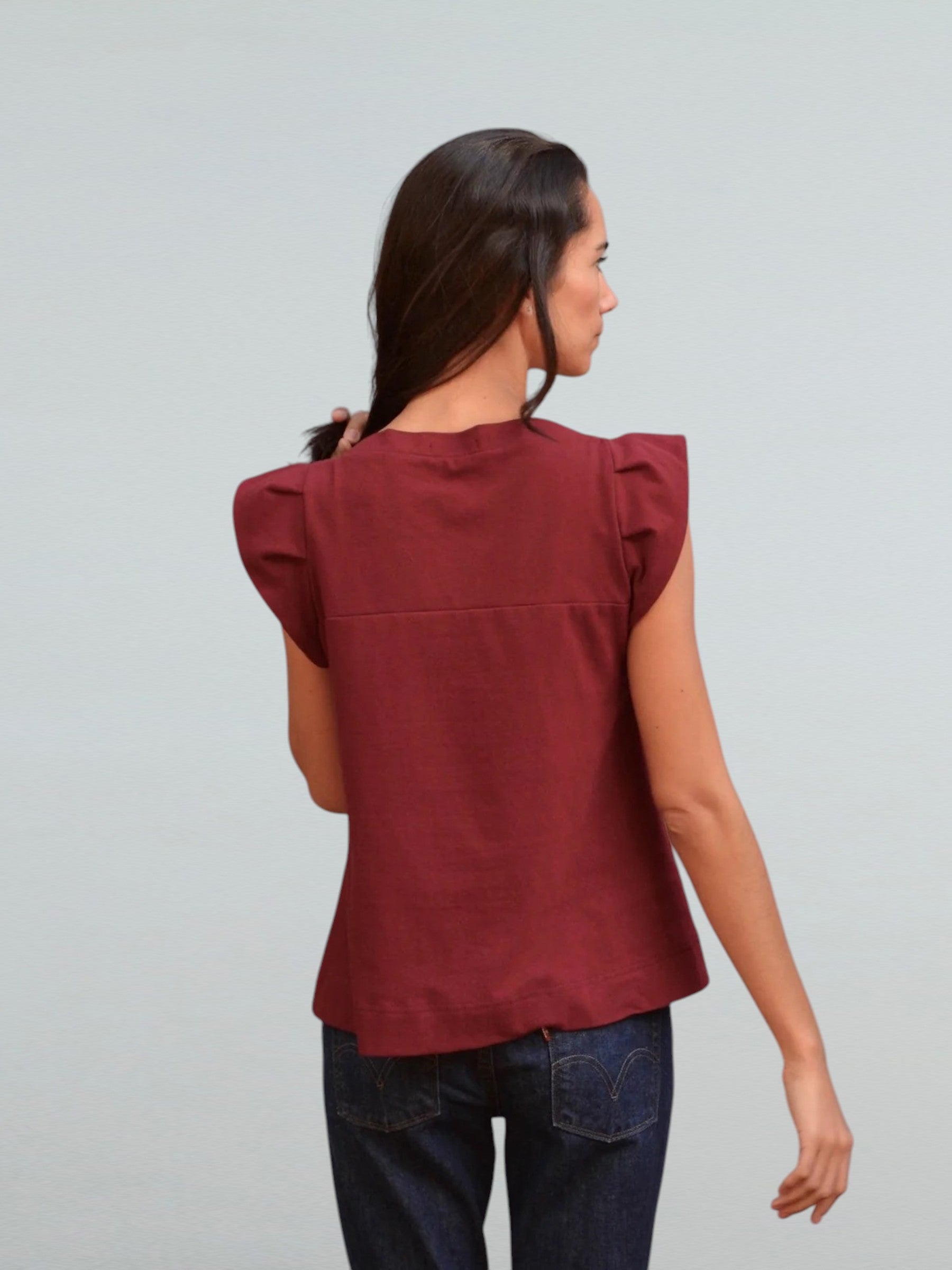 Folded Smock Top