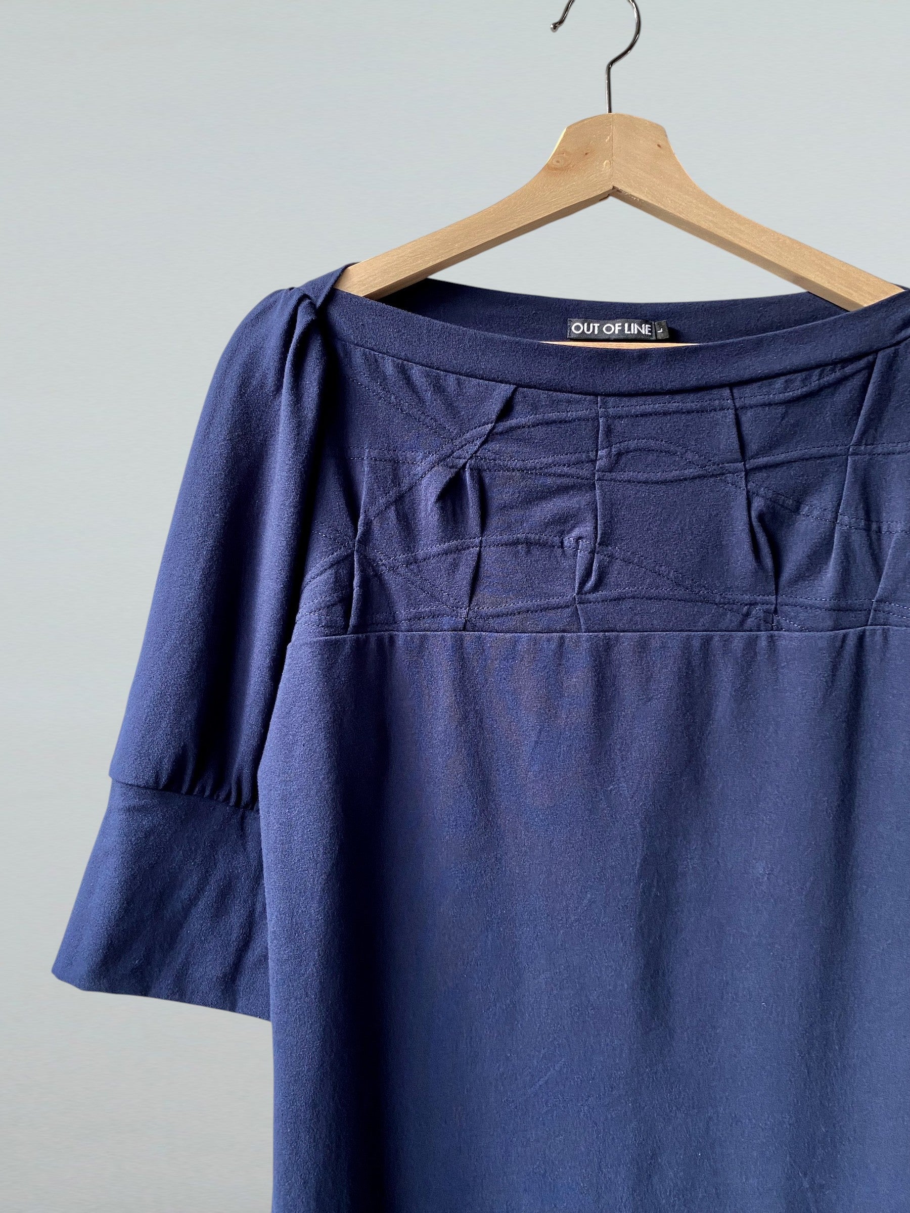 Large, Folded Top, Navy