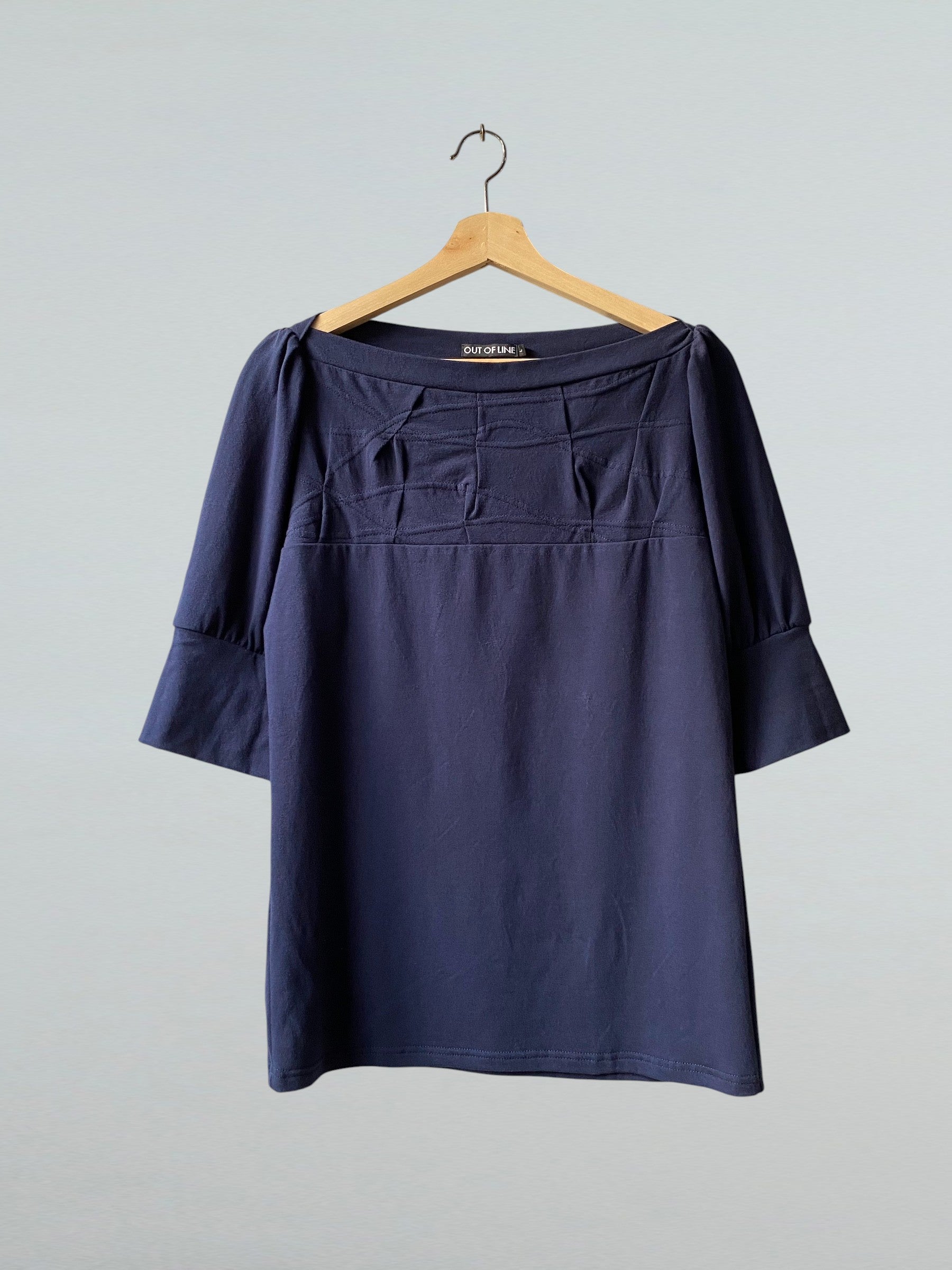 Large, Folded Top, Navy
