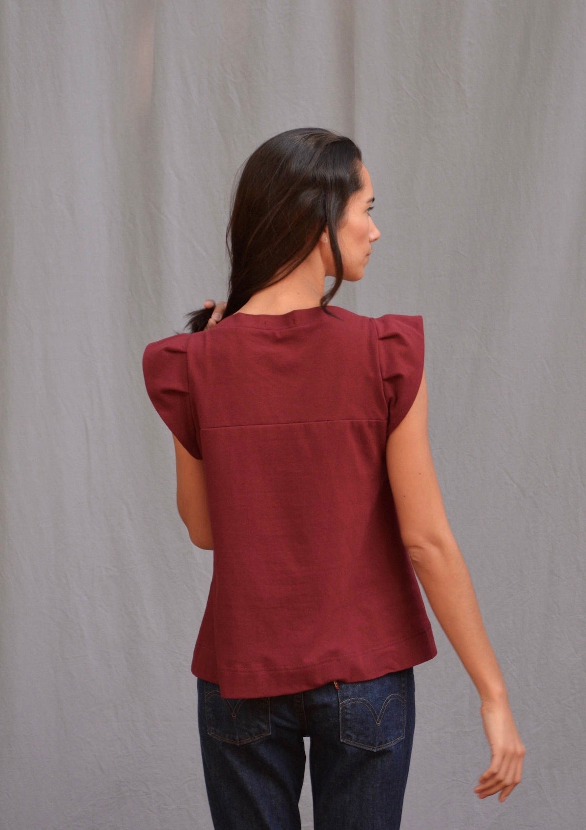 Folded Smock Top