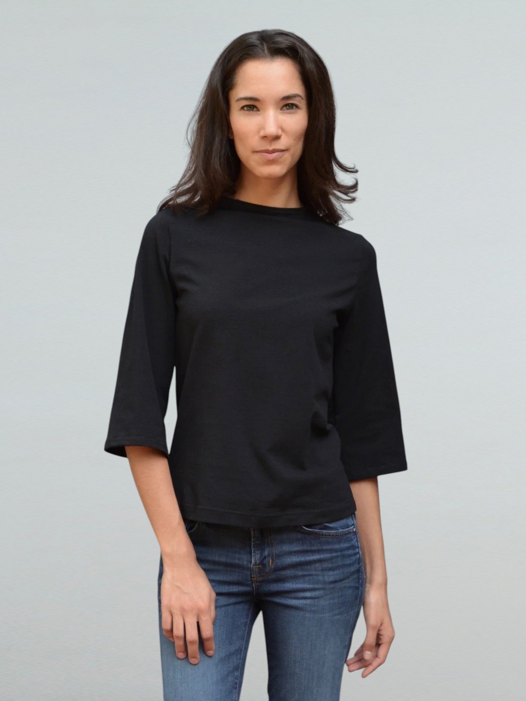 Opal Top, Fluted Sleeve