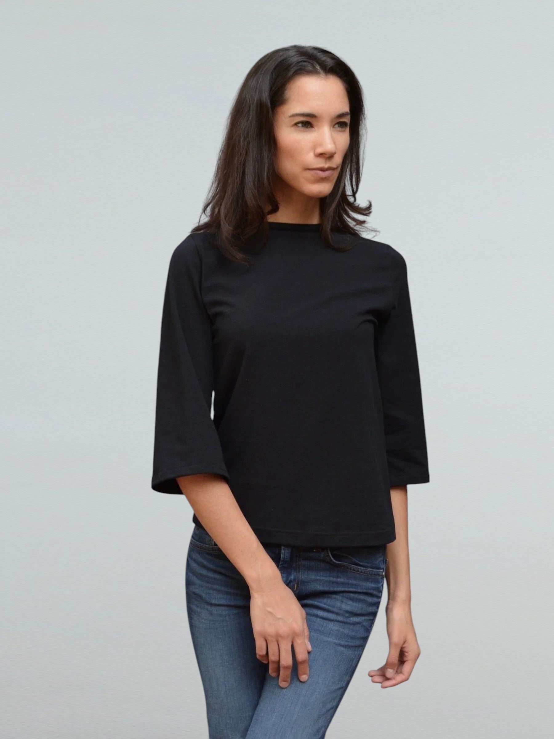 Opal Top, Fluted Sleeve