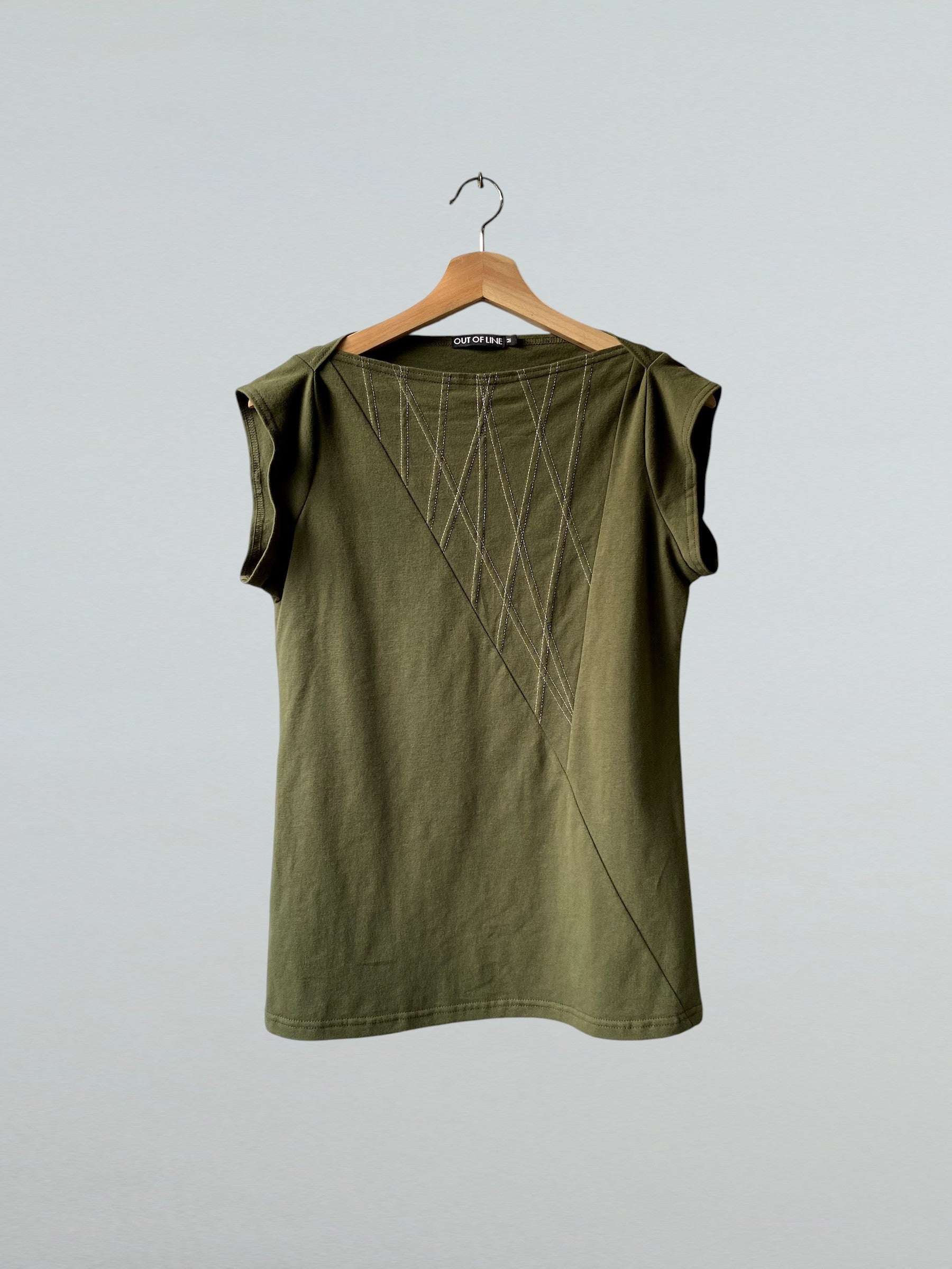 Medium, Triangle Top, Olive